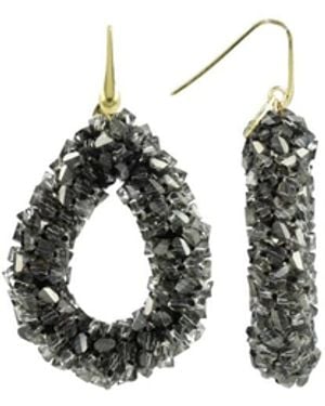 LOTT.gioielli Raw Drop Earrings L - Multicolour
