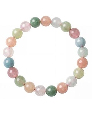 seree Billie Beaded Jade Stone Bracelet - Blue