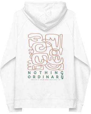 Anchor and Crew Sixteen Nothing Ordinary Editions Organic Cotton Hoodie - White