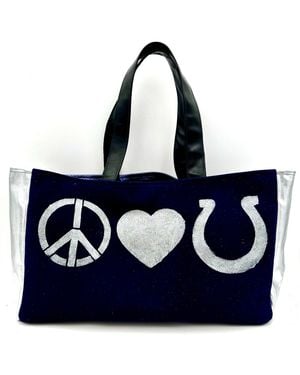 Lynn Tallerico Mahjong Tote - Blue