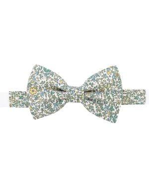 LE COLONEL Liberty Lime Katie & Millie Kid Bow Tie - Green