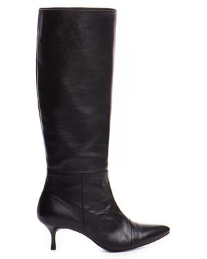 The 5Th Element Mira Knee-High Burlan Boot - Black