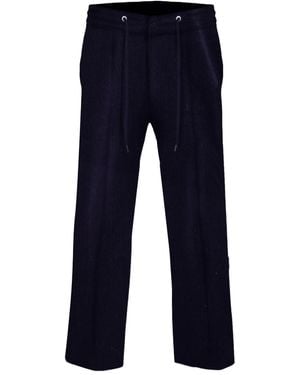 DAVID WEJ Washington Drawstring Corduroy Trouser - Blue