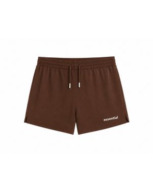 Ashita Fernandes Future Womanes Wear Relaxed Premium Shorts - Brown