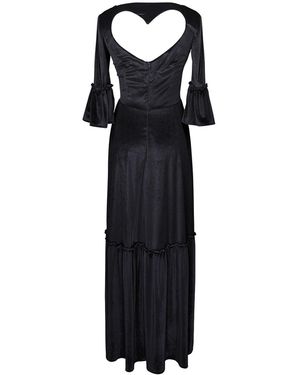 Jennafer Grace ' Velvet Sweetheart Dress - Black