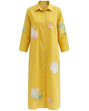 Sr by Sonali Raman Giverny Applique - Yellow