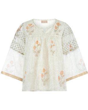 Liminal Luna Blouse - White