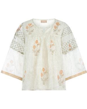 Liminal Luna Blouse - White