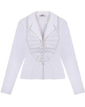 Nocturne Pleat Detail Shirt - White