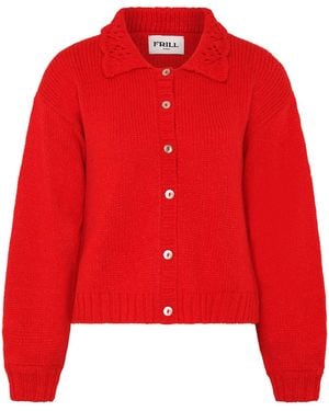 Frill Studio Wendy Cardigan - Red