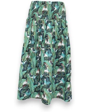Mary Marshmallow Long Everyday Skirt - Green