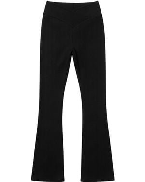 Altra Volta Ribbed Bootcut Leggings - Black