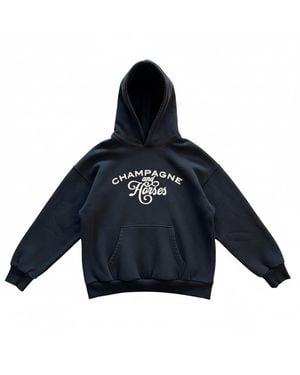 Champagne & Horses The Cocoon Hoodie - Blue