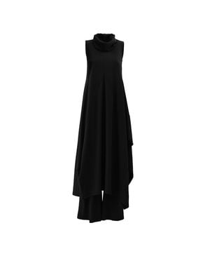 Julia Allert Two-Piece Set Knit Dress And Pants - Black
