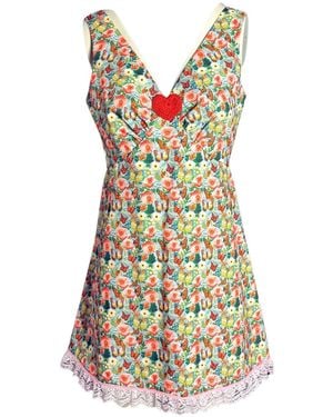 Couture to Your Door Aline Mod Mini Floral Summer Dress - Multicolour