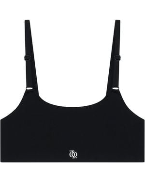 GOD SAVES QUEENS Second Skin Bralette Tanktop - Black