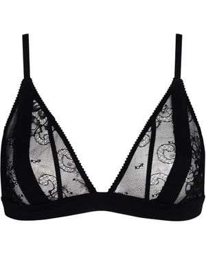 BonBon Lingerie Tru Triangle Bra - Black