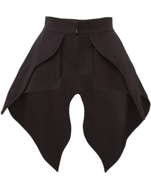 Julia Allert Sculpted Peplum Belt - Black