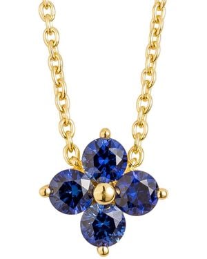 Juvetti Petale Necklace Sapphire - Blue