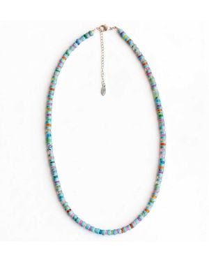 Kris Nations Opal Necklace - Blue