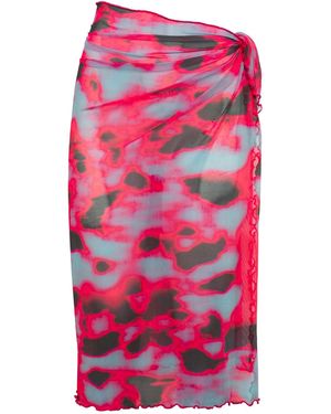 Paloma Lira Cyber Beach Wrap - Pink