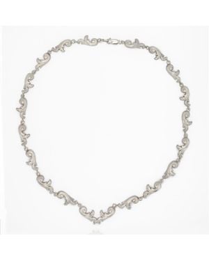 Gabriella Alicia Acanthus Vita Necklace - Metallic