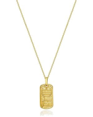 Ormiro Zizai Seal Necklace - Metallic