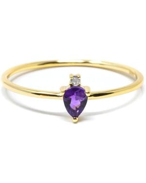 NASI SILVER Atarah Ring- Amethyst & Topaz - Multicolour