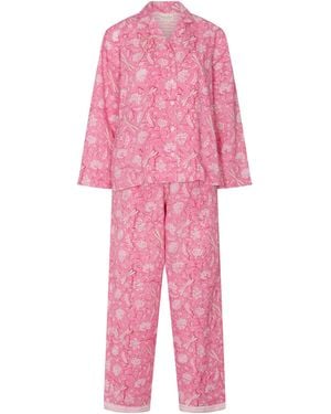 NoLoGo-chic Hand Printed Pj's - Pink