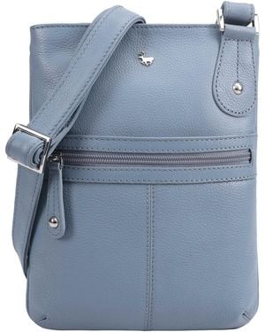 Lloyd Baker Auli Leather Crossbody Bag - Blue