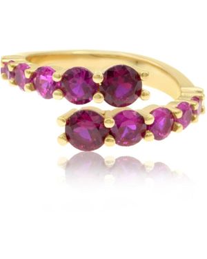 SHYMI Round Coil Ring - Pink