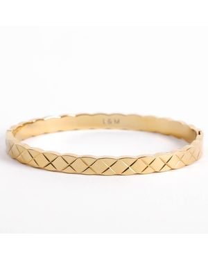 Lei & Mar Co. The Harper Bangle - Metallic