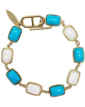 Farra And Moonstone Elegance Bracelet - Blue