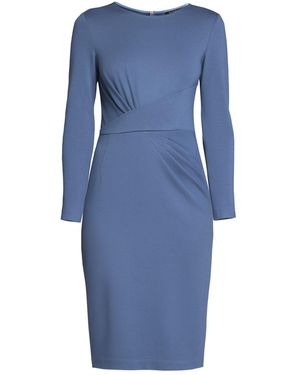 Rumour London Rebecca Soft Jersey Dress With Waistline Drapes - Blue