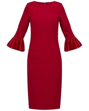 Helen Mcalinden Alex Ruby Dress - Red