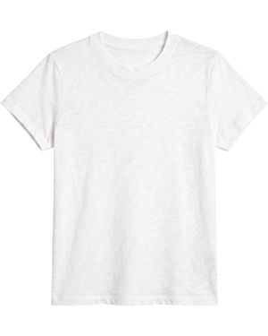 Brodie Cashmere Weekend Boxy Tee - White