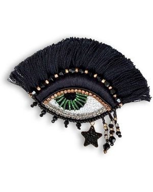VETKA Eye Brooch With Fringe – Witch Charm - Black