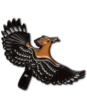 Make Heads Turn Enamel Pin Eurasian Hoopoe - Black