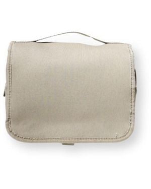 Pop Ups Brand Toiletry Bag Taupe - White