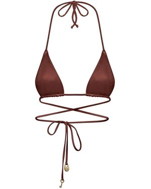 Bianca Resortwear Yasmin Bikini Top - Brown