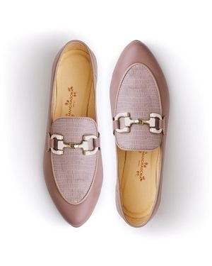 Mandragora Design Neutrals Adele Loafer Shoes Limited Edition - Pink