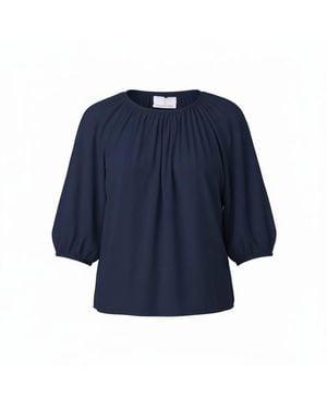 Franchetti Bond Maddalena Puff Sleeve Shirt - Blue