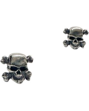 Tg-Jewellery by Tamara Gervasio Skull Stud Sterling Earrings - Multicolour