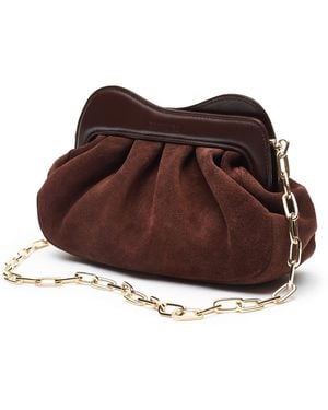 Danni Ro Lisbon Baby Clutch Suede - Brown