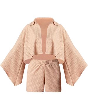 Nur Karaata Neutrals Theresa Set - Pink