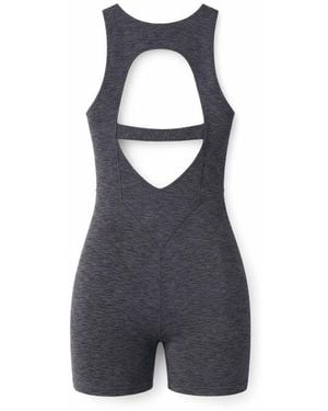 Altra Volta Ribbed Sculpt Open Back Jumpsuit - Blue