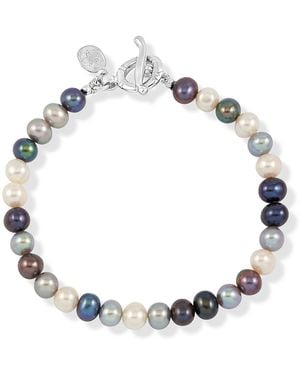 Dower & Hall Mixed Freshwater Luna Pearl Bracelet - Metallic