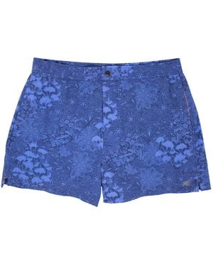 lords of harlech Quack 2 Paisley Floral - Blue