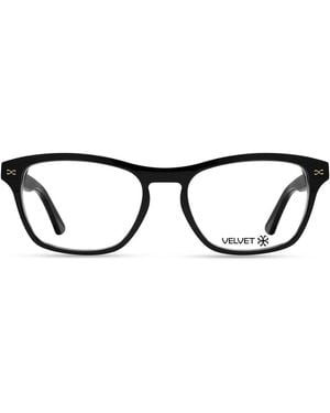 Velvet Eyewear Square Optical Style - Black