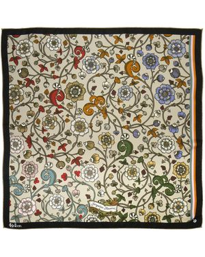 Kueen Silk Scarf - Metallic